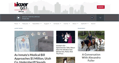 Desktop Screenshot of kuer.org